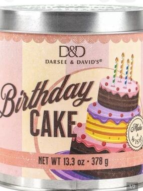 JUNE SALE….PRICE DROP…Birthday Cake Scented Candle - Pink
